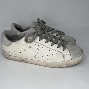 Golden Goose Superstar Distressed Designer Sneakers